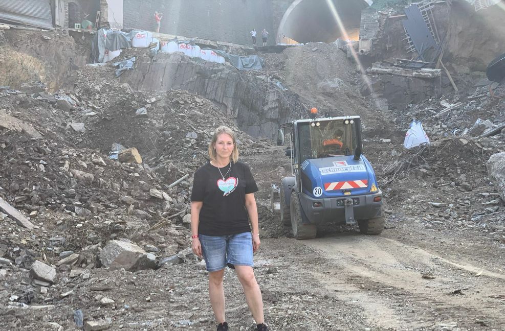Erst Ende August fährt Nadia Ayche zum ersten Mal ins Ahrtal.
 Foto: Nadia Ayche