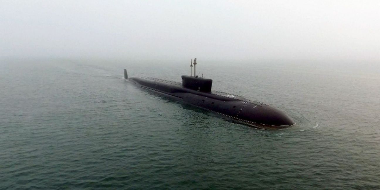 Stählerner Gigant: ein russisches Atom-U-Boot