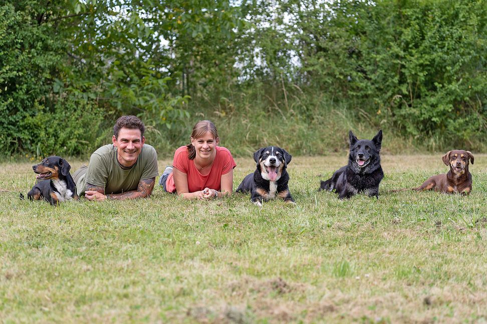 Das Ehepaar Weisbach, dass die Bunte Hundeschule in Sindelfingen betreibt, pausiert das Hundetraining während Corona.