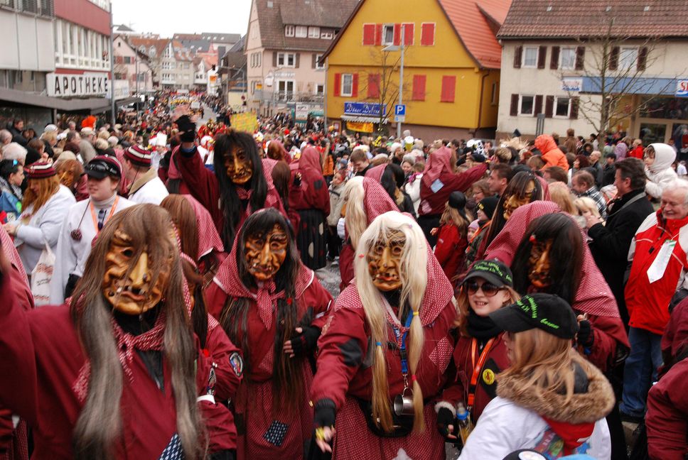 Der Böblinger Rosenmontagsumzug ist jedes Jahr ein richtiger Publikumsmagnet.     Archivbild: Stampe