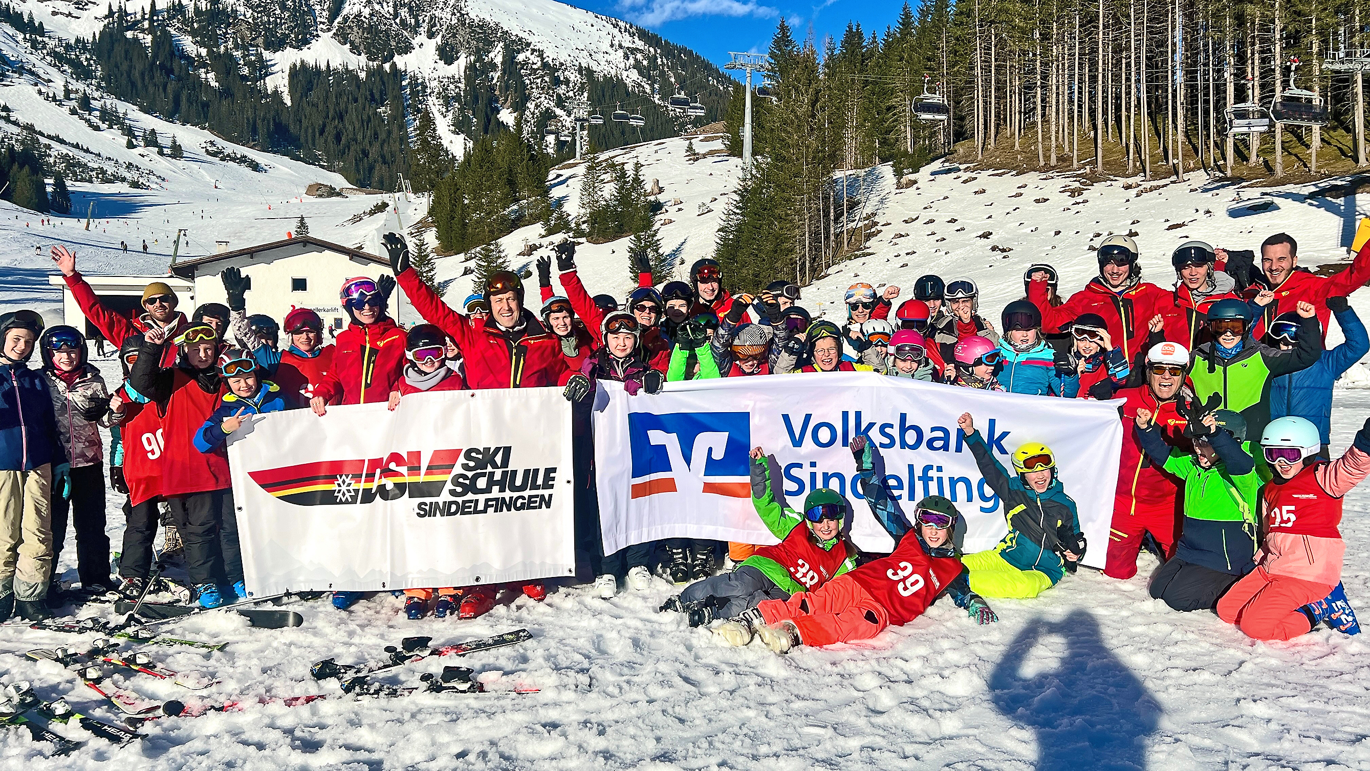 Spaß im Schnee ist beim Sindelfinger Schulskitag garantiert.  Bilder: z