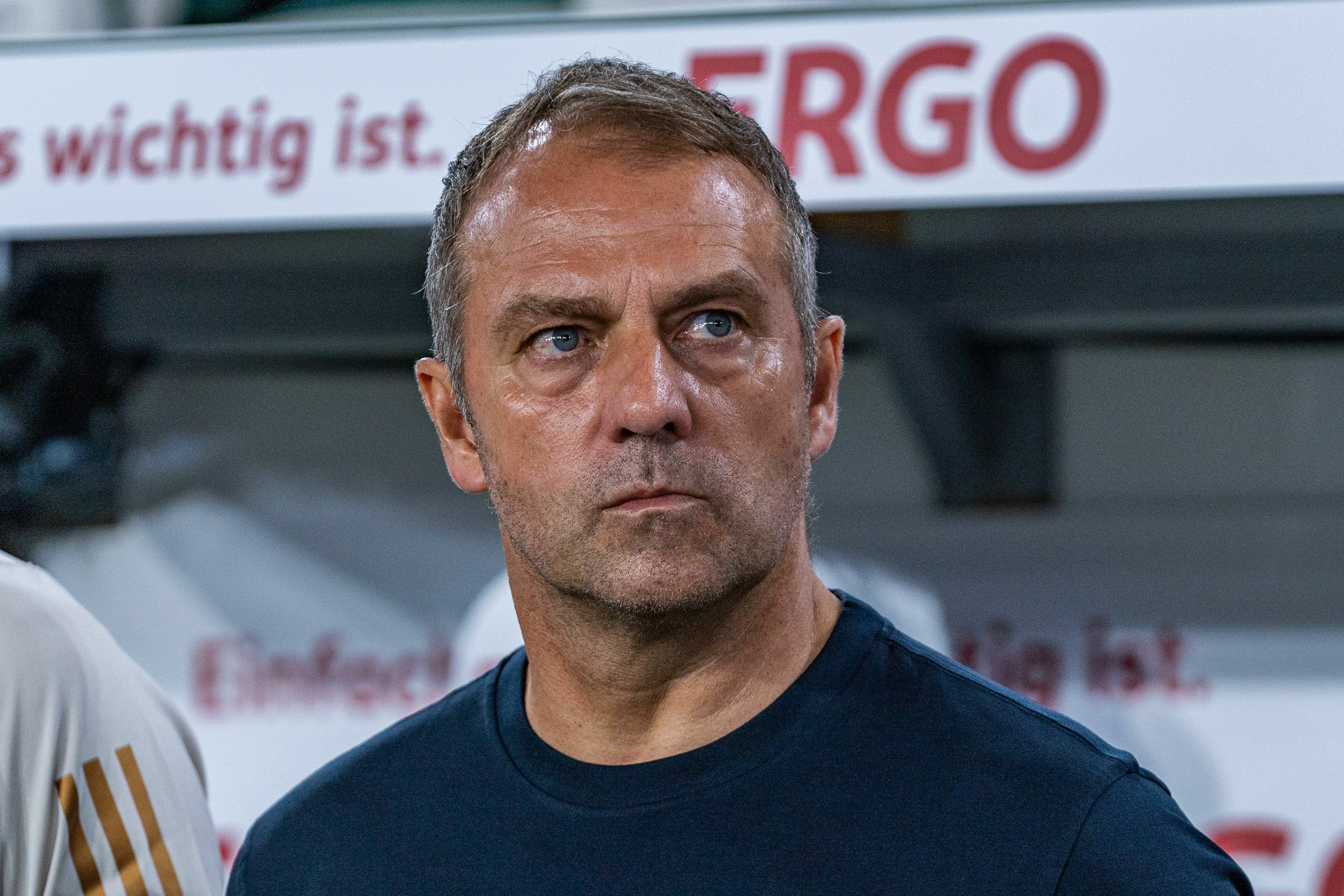 Hansi Flick am Samstag bei seinem letzten Spiel als Bundestrainer. Bild: Eibner