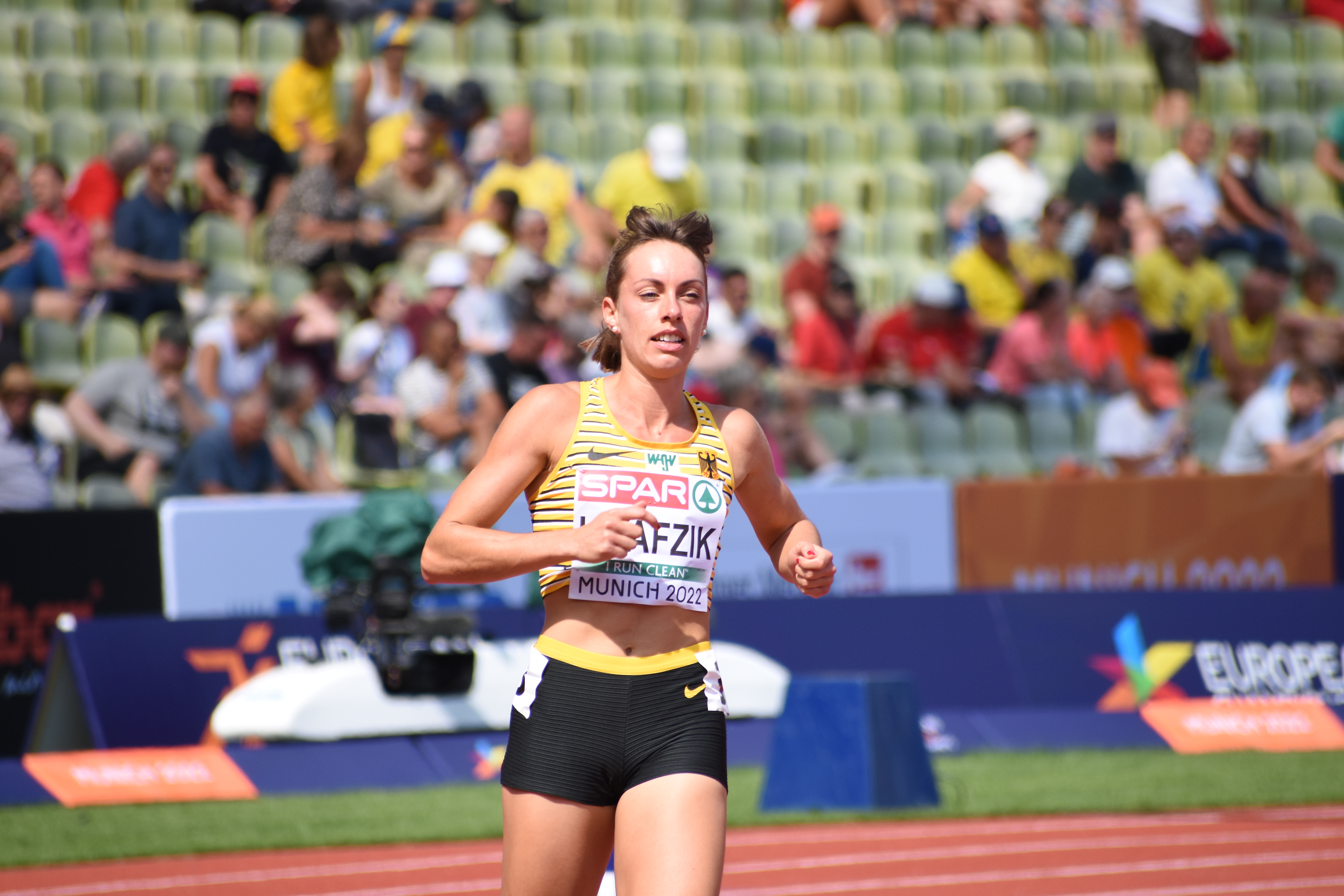 Carolina Krafzik hat erstmals ein großes internationales Finale erreicht. Morgen Abend ist es soweit. Bild: Schüttke