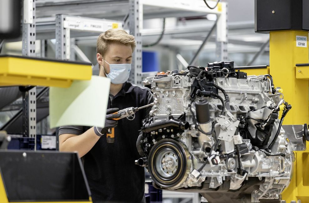 Heute werden in Untertürkheim Verbrennungsmotoren produziert.
 Foto: Daimler AG/Mercedes-Benz