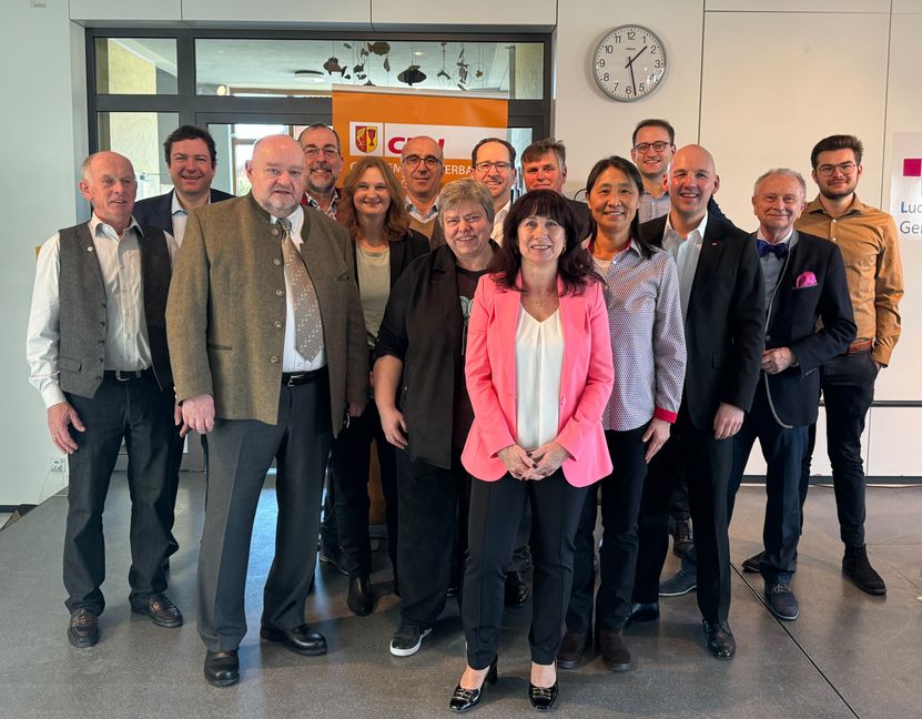 Die Mitglieder und Gäste der Gärtringer CDU beim Neujahrsempfang. Bild: z