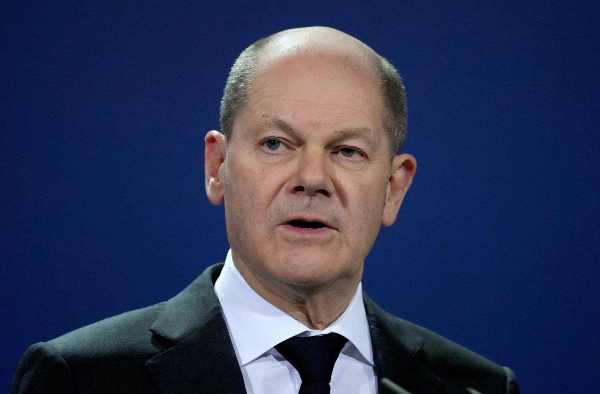 Bundeskanzler Olaf Scholz trifft den US-Präsidenten Joe Biden.