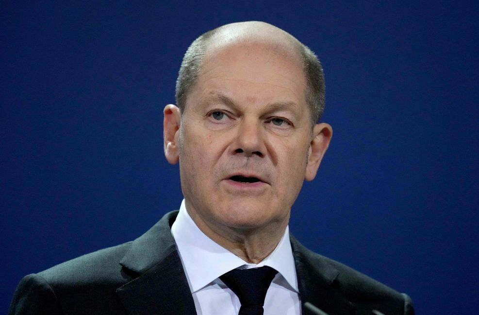 Bundeskanzler Olaf Scholz trifft den US-Präsidenten Joe Biden.