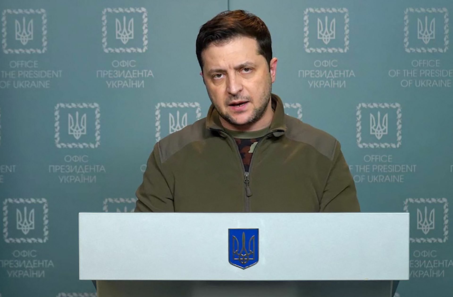Müde, abgekämpft und wortgewaltig – der ukrainische Präsident Wolodymyr Selenskyj.