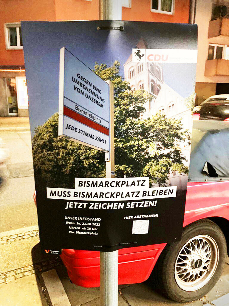 Die CDU Stuttgart setzt sich vehement für den Erhalt des Namens ein. Die CDU Stuttgart setzt sich vehement für den Erhalt des Namens ein.