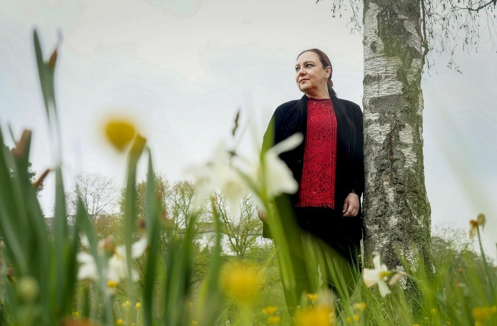 Maribel Añibarro: Die Autorin hat zuletzt über Assassinen geschrieben, die auf dem Killesberg ihr Unwesen treiben. Foto: Simon Granville