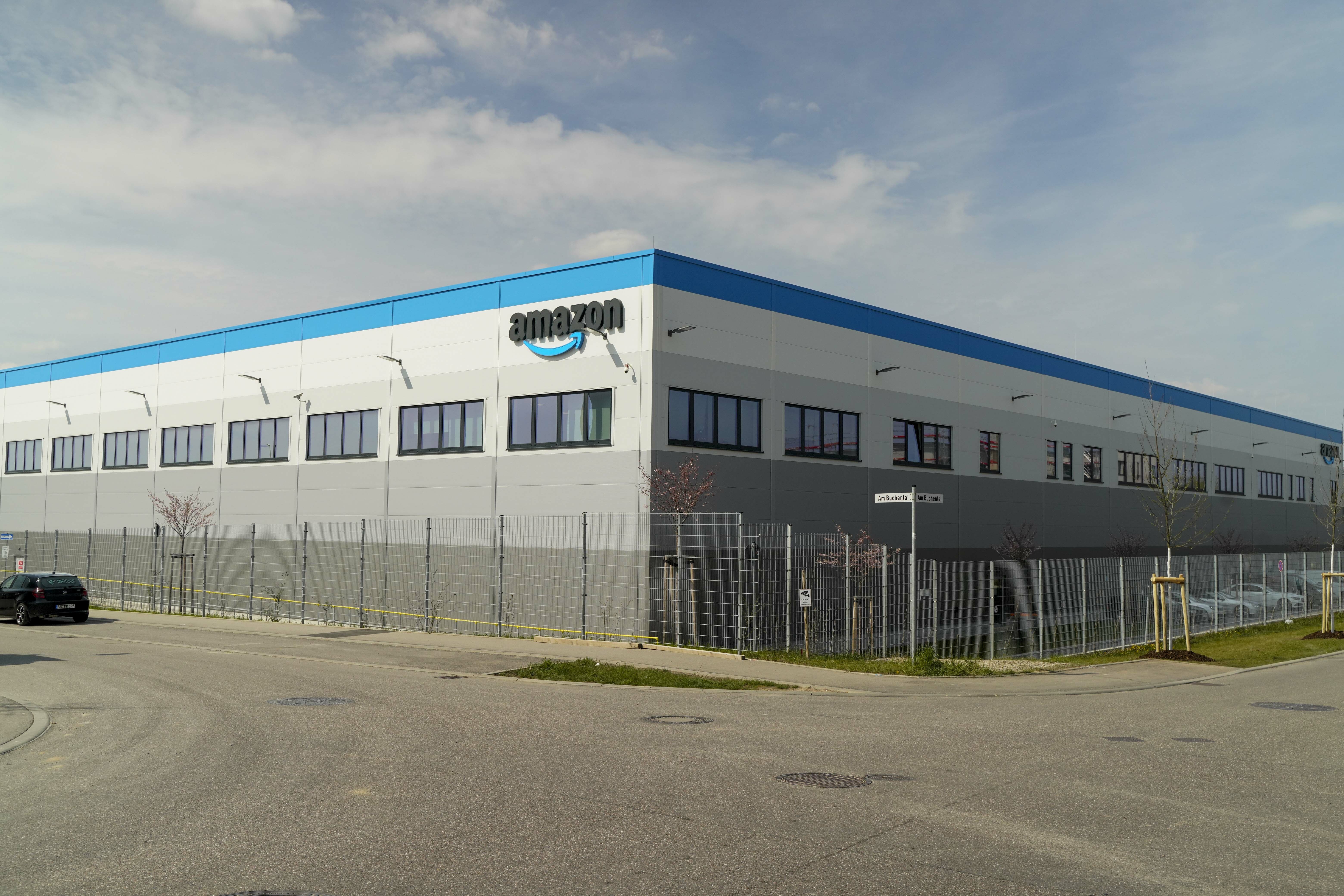 Das Amazon-Verteilzentrum in Darmsheim.