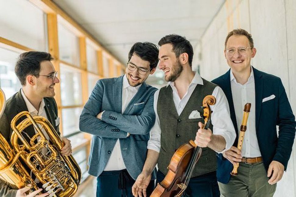 Die Hanke-Brothers musizieren am Samstag bei den Waldenbucher Konzerten in St. Veit.   Bild: Theresa Pewal