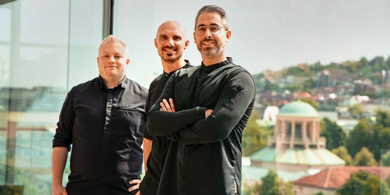 Beste Aussichten für den Sommer: Cube-Küchenchef Tim Strasser, Florian Pentzlin und Philipp Kovacs (von links)