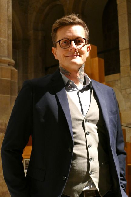 Mathieu Coquelin, Leiter der Fachstelle Extremismusdistanzierung im Demokratiezentrum Baden-Württemberg, hielt das Impulsreferat.   Bild: Lück