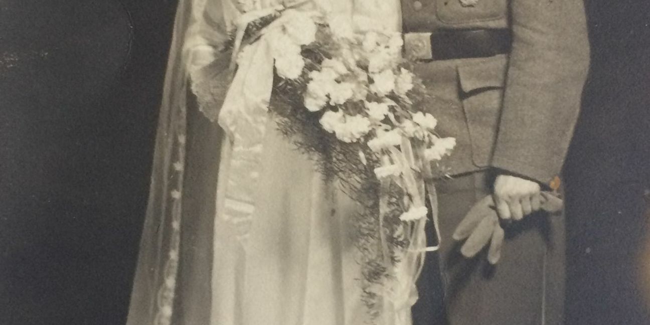 Hochzeit in Uniform: Im Sommer 1942 heiratet Klingler seine Erna.