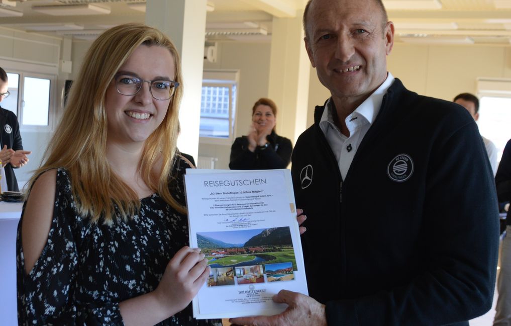 Katharina Koop mit Michael Hornung. Bild: Wegner