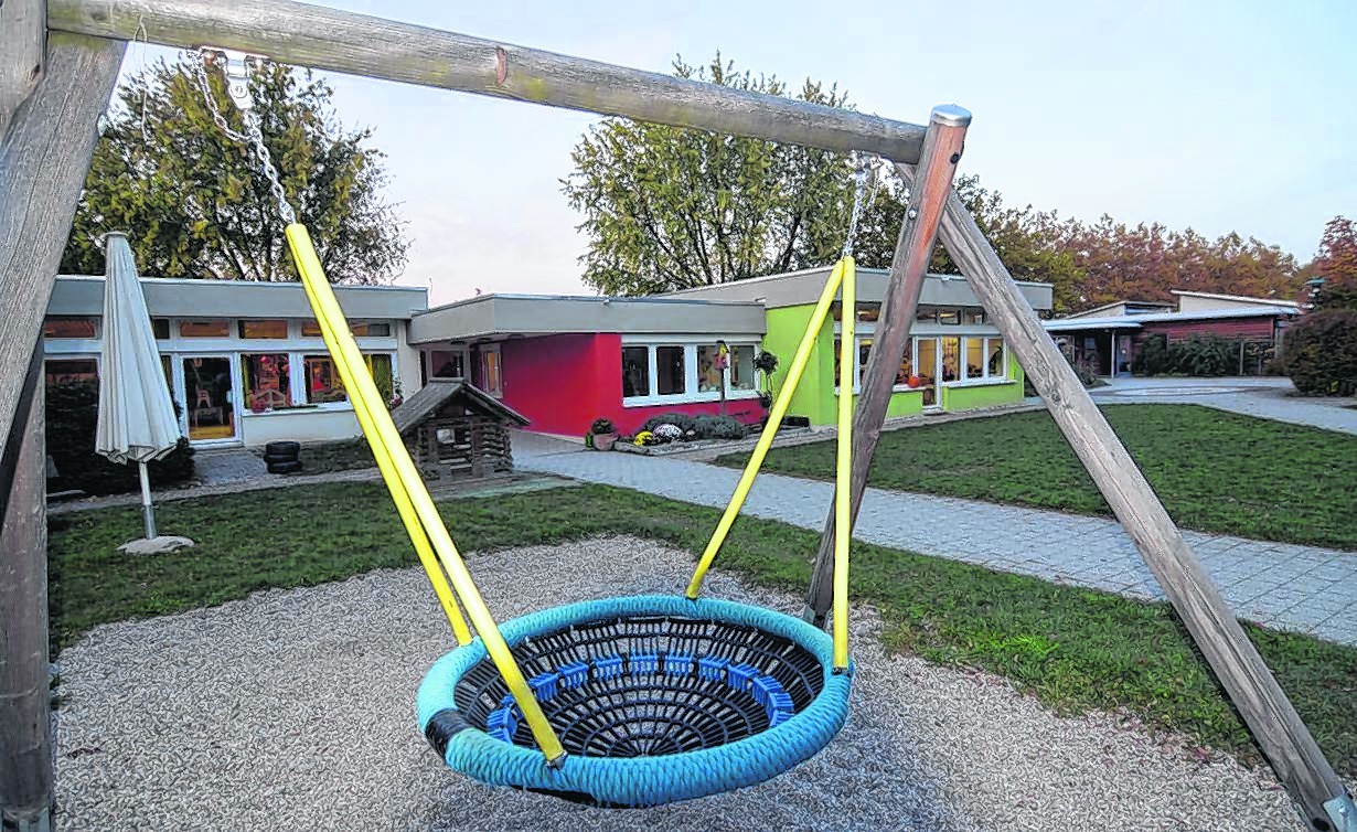 Der Magstadter Kindergarten an der Marienstraße soll 3 Anbauten erhalten. Bild: Reichert