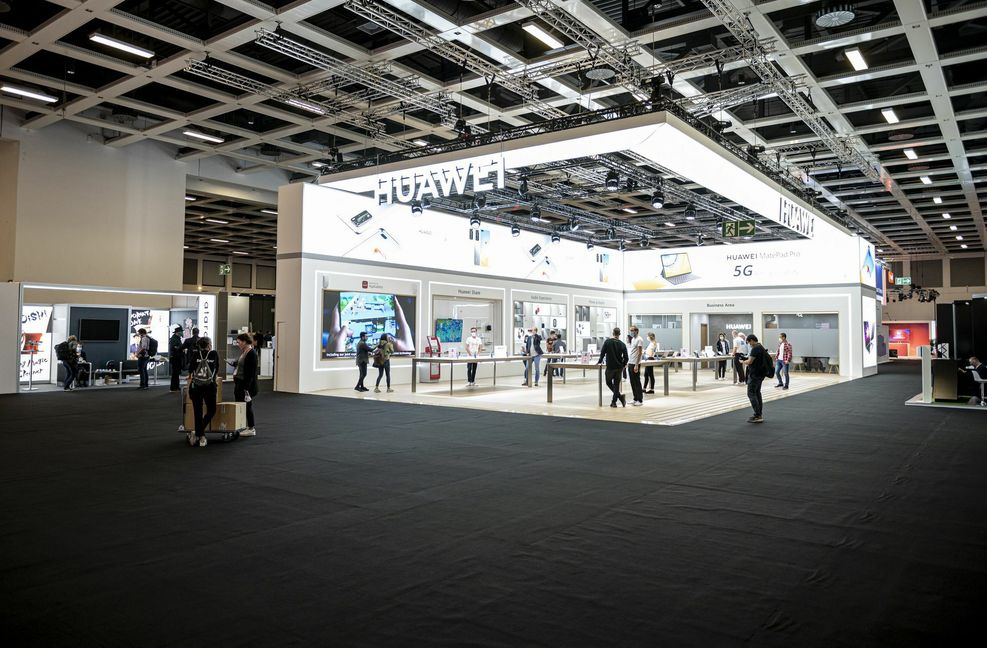 Huawei zeigt auf der Berliner Ifa den größten der wenigen Messestände – mit überschaubarem Erfolg.