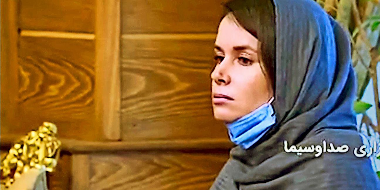 Irans  Staatsfernsehen zeigt die freigelassene Kylie Moore-Gilbert.