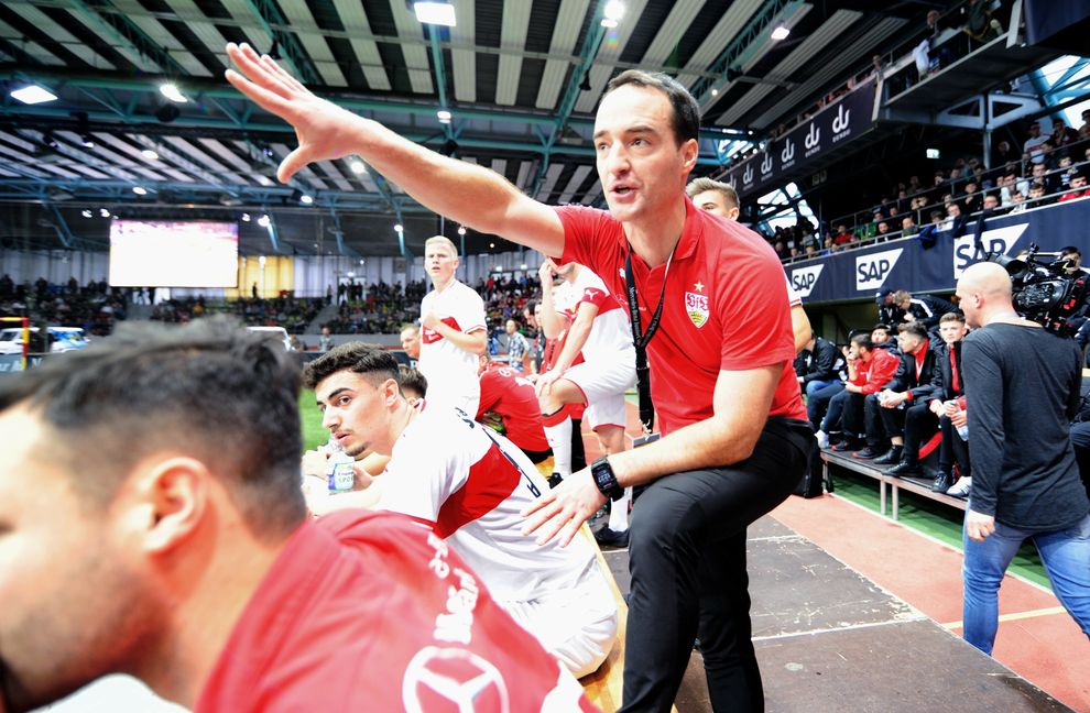 Sein Wort hat großes Gewicht: VfB-U19-Trainer Nico Willig möchte den Heimvorteil nutzen.  Bild: photostampe/A