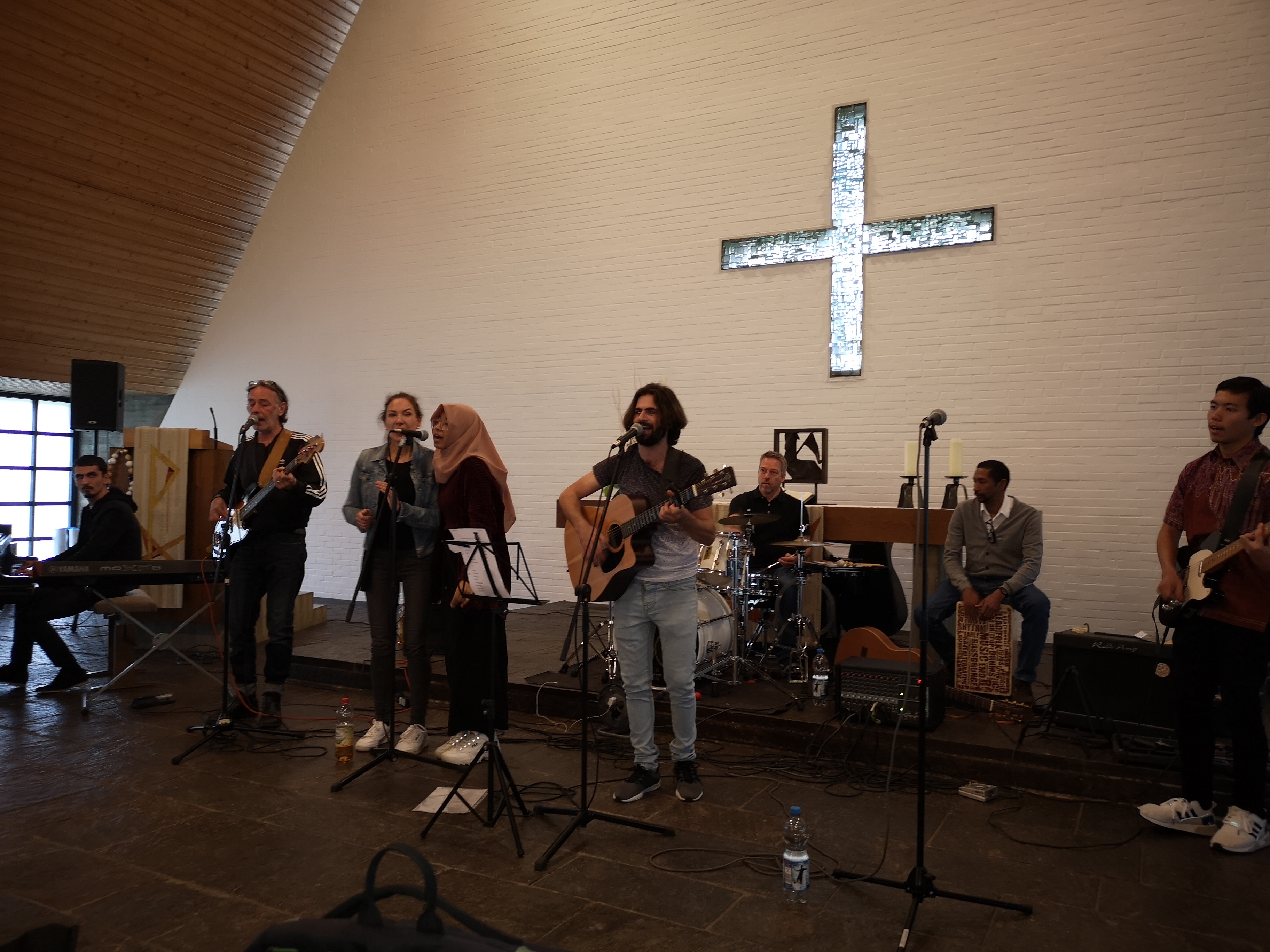 Die Band "Shaian" in der Johanneskirche. Bild: Schilpp