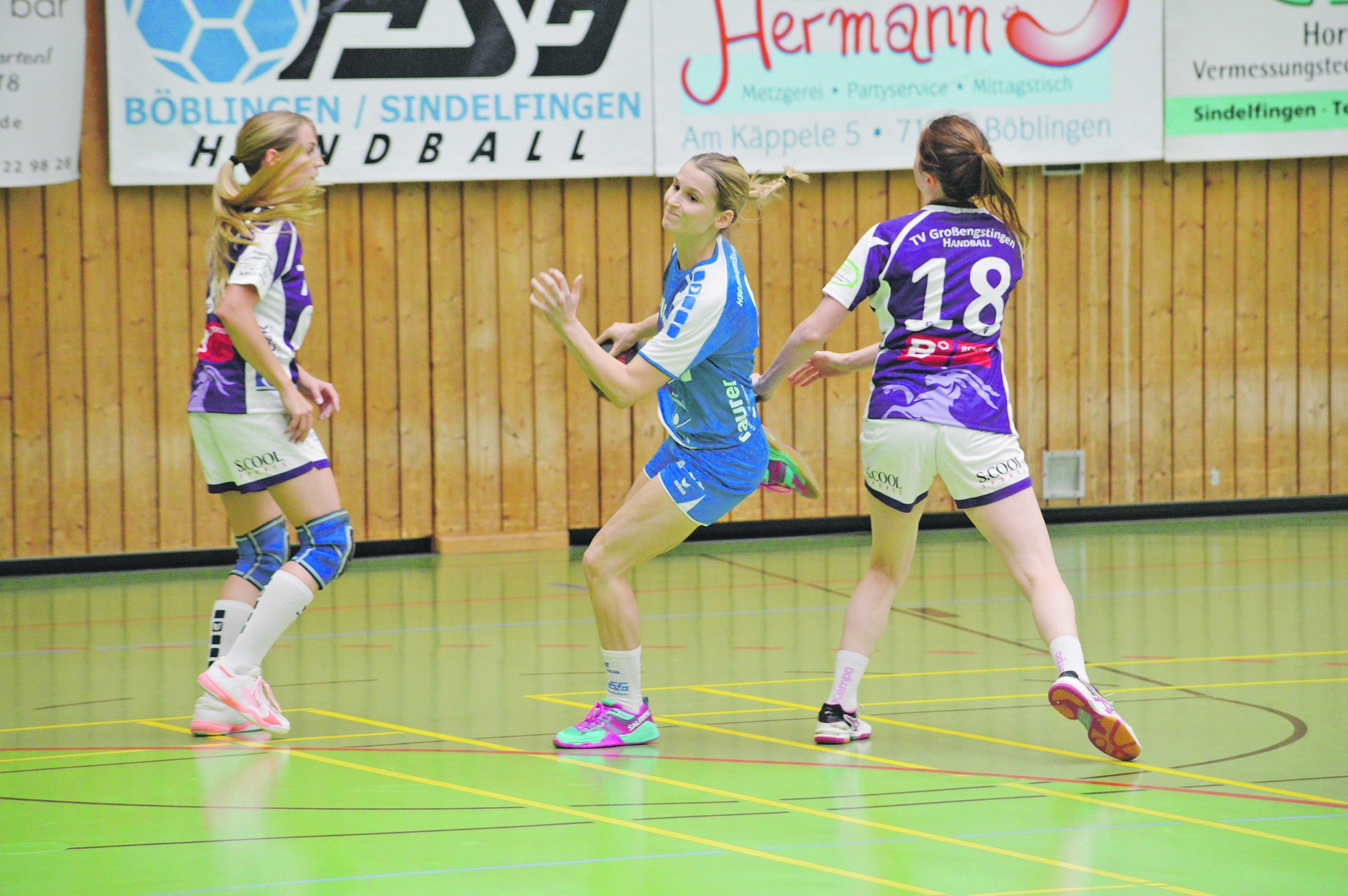 HSG-Spielmacherin Julia Köberling führte gegen den TV Großengstingen klug Regie und glänzte darüber hinaus als zweifache Torschützin. Bild: Zvizdiç