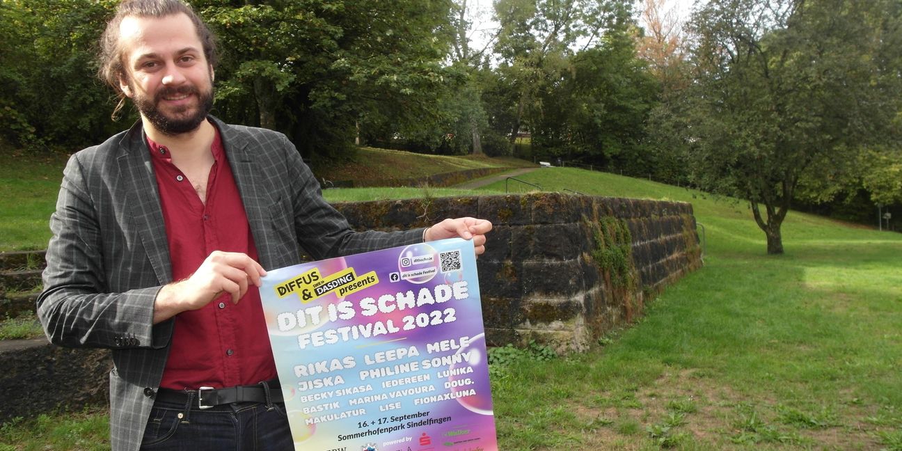 Tobias Bacherle freut sich auf das "Diti ist schade"-Festival am Freitag und Samstag in Sindelfingen. Bild: Staber