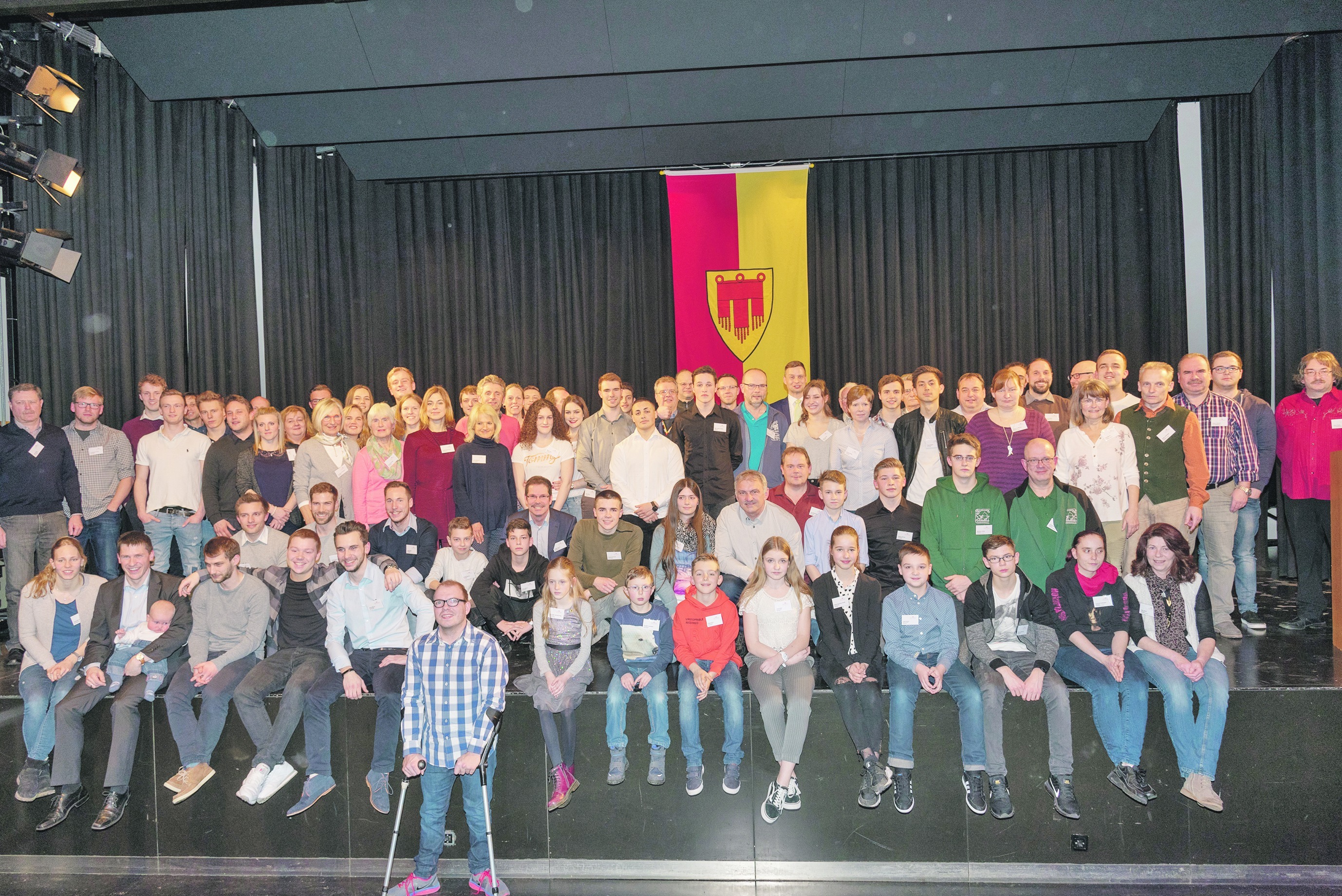Sportlerehrung in der Aula am Murkenbach. Bild: Nüßle