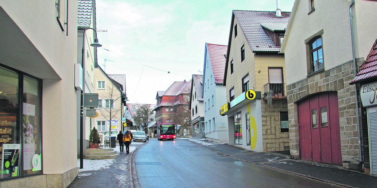 Die Böblinger Straße in Holzgerlingen wird zur Baustelle. Bild: Denner