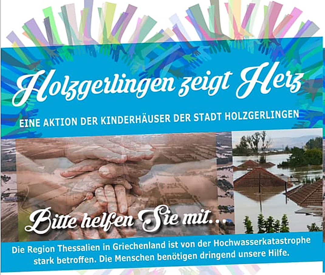 Holzgerlingen zeigt Herz für die Flutopfer in Griechenland und bittet um Spenden. Bild: z