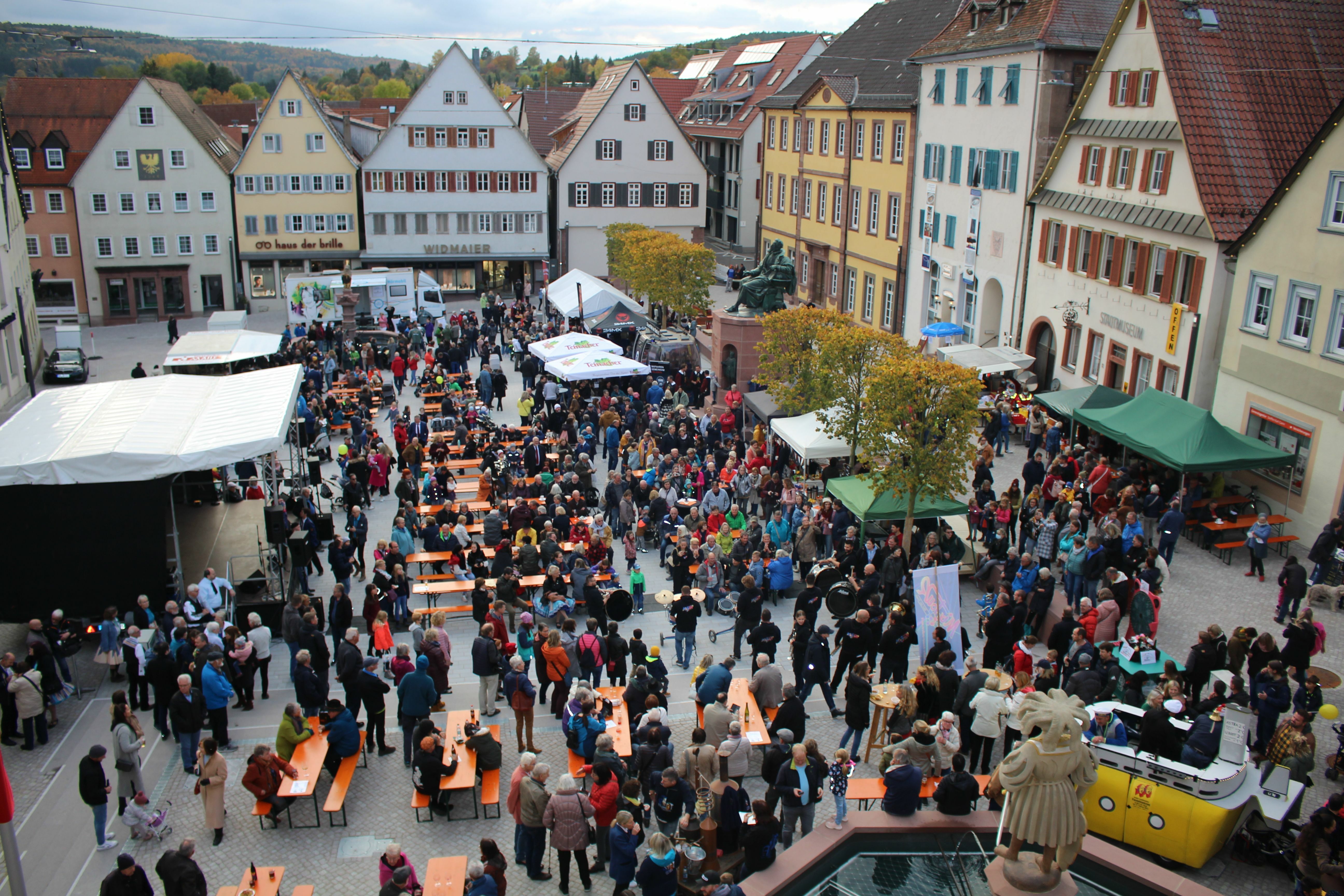 In Weil der Stadt wird Samstag und Sonntag das Stadtfest gefeiert. Bild: z