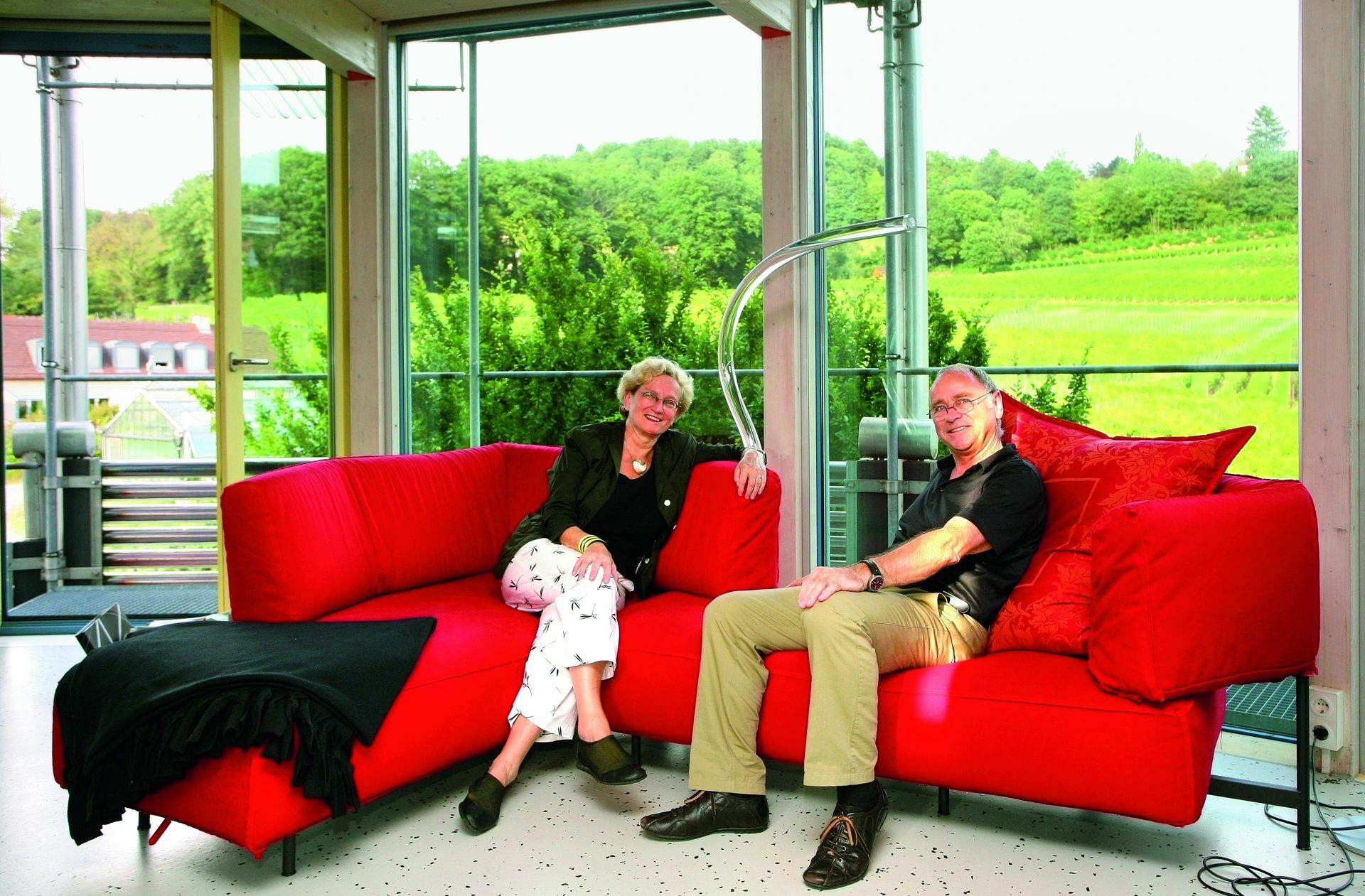 Hanna Lehmann und Rolf Disch wohnen selbst im Heliotrop.