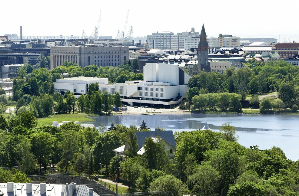Ein See mitten in der Stadt