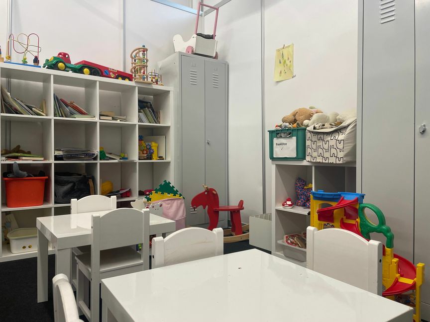 Auch ein Spielzimmer gibt es.