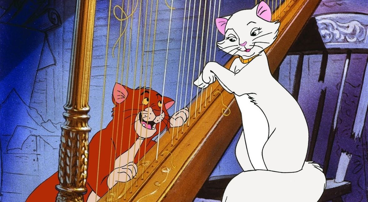 Wenn noble „Aristocats“ und Straßenkater aufeinandertreffen, verspricht das bei einem Trickfilm von Walt Disney viel Vergnügen. Bild: z