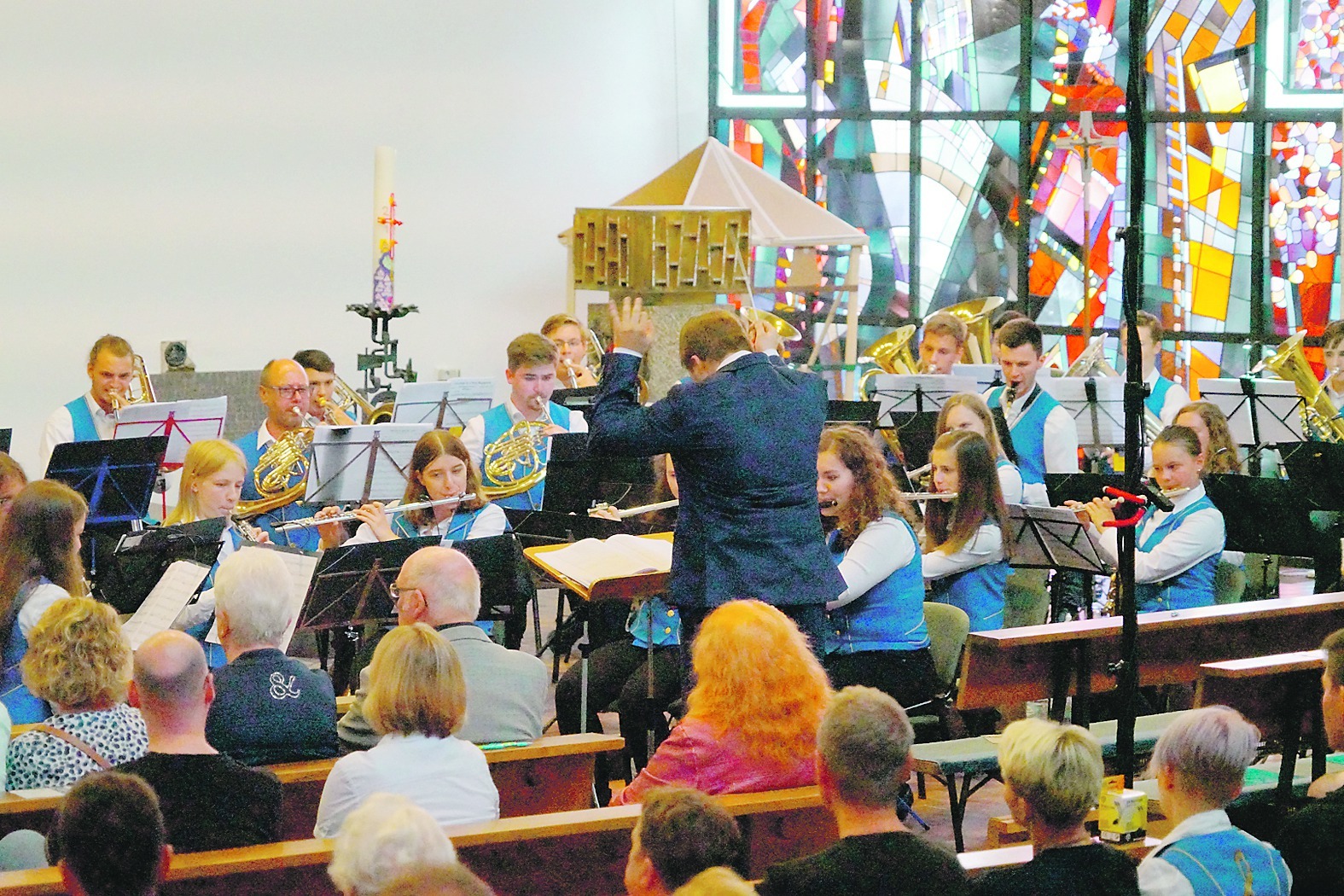 Das Kreisjugendorchester musizierte in der Bonifatiuskirche. Bild: z