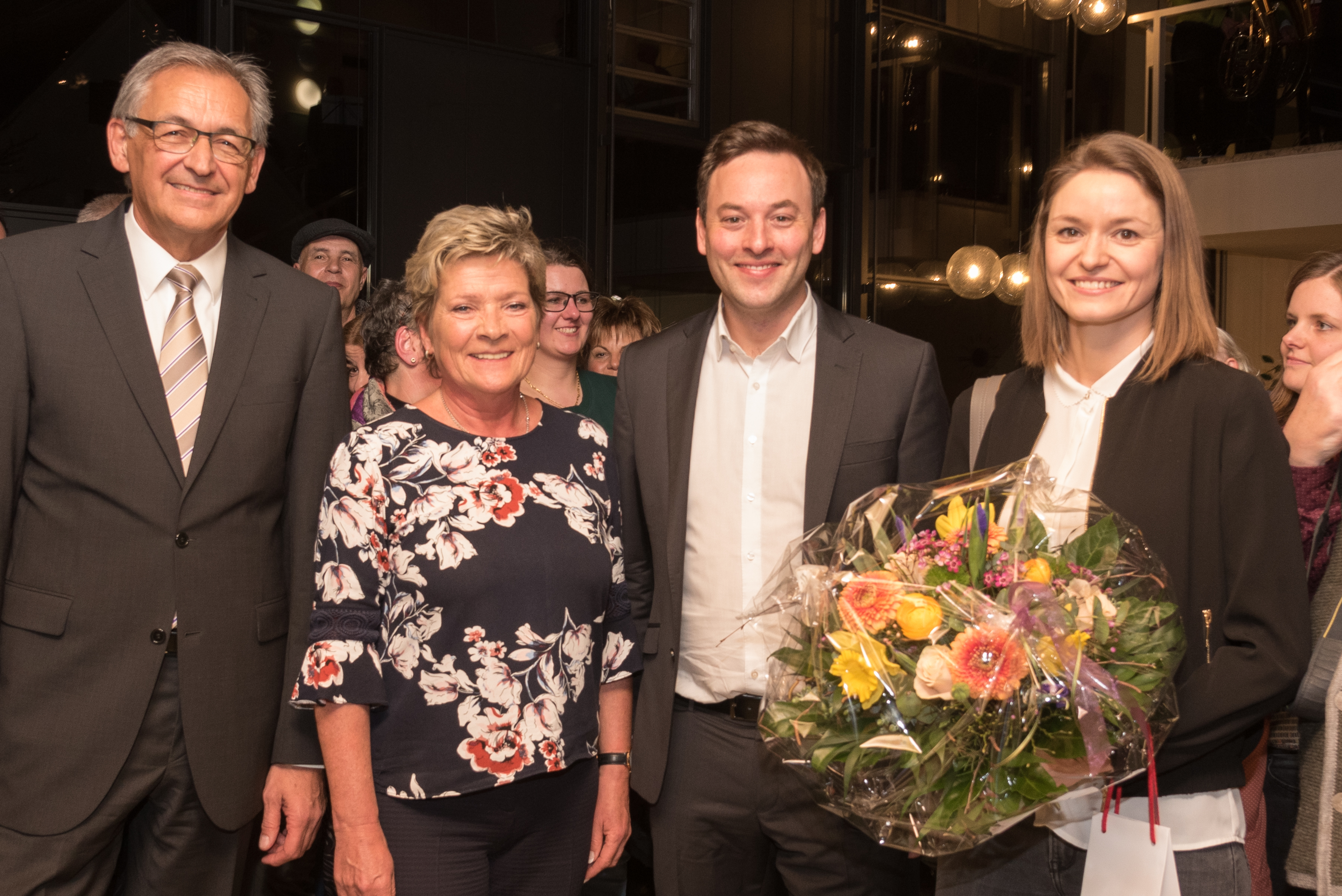 Von links: Claus und Martina Unger, Lukas und Julia Rosengrün