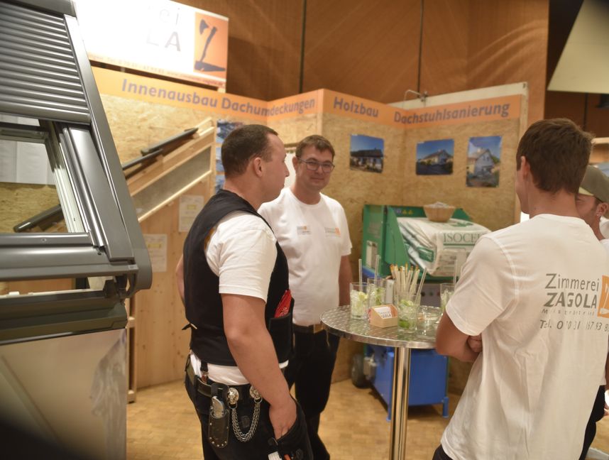 Sascha Zagola (Zweiter von links): „Wir hatten viele gute Gespräche.“ Bild: Reichert