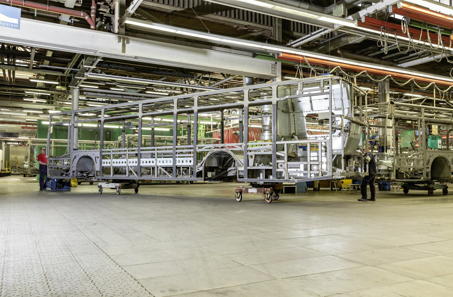 In Mannheim produziert Evobus den Elektro-Stadtbus E-Citaro. Foto: &nbsp;
