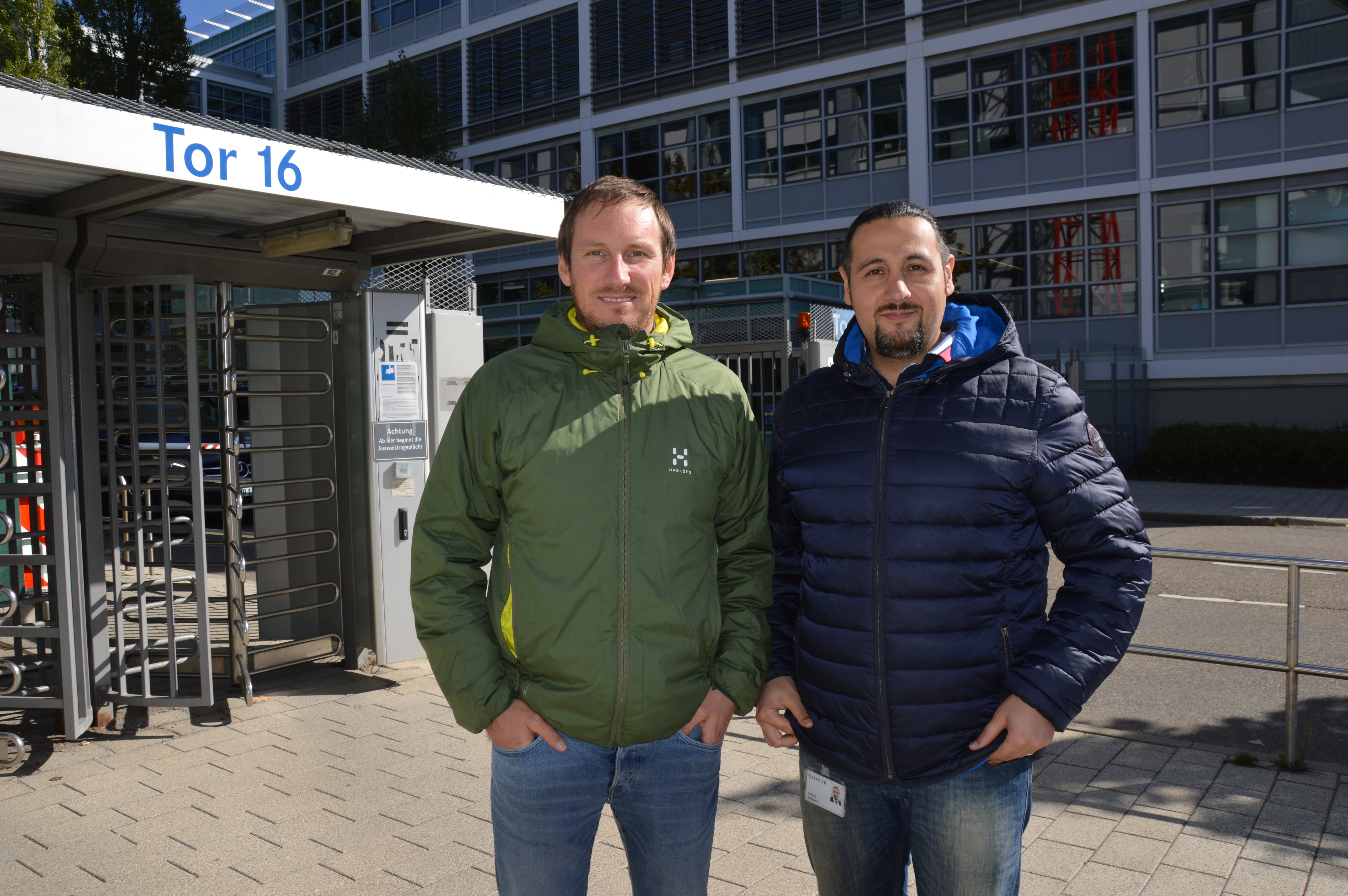 Dominik Kraus aus Stuttgart (links) und Farzad Sereshti aus Böblingen