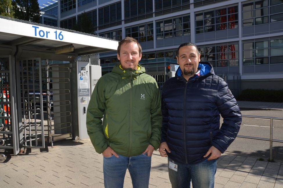 Dominik Kraus aus Stuttgart (links) und Farzad Sereshti aus Böblingen