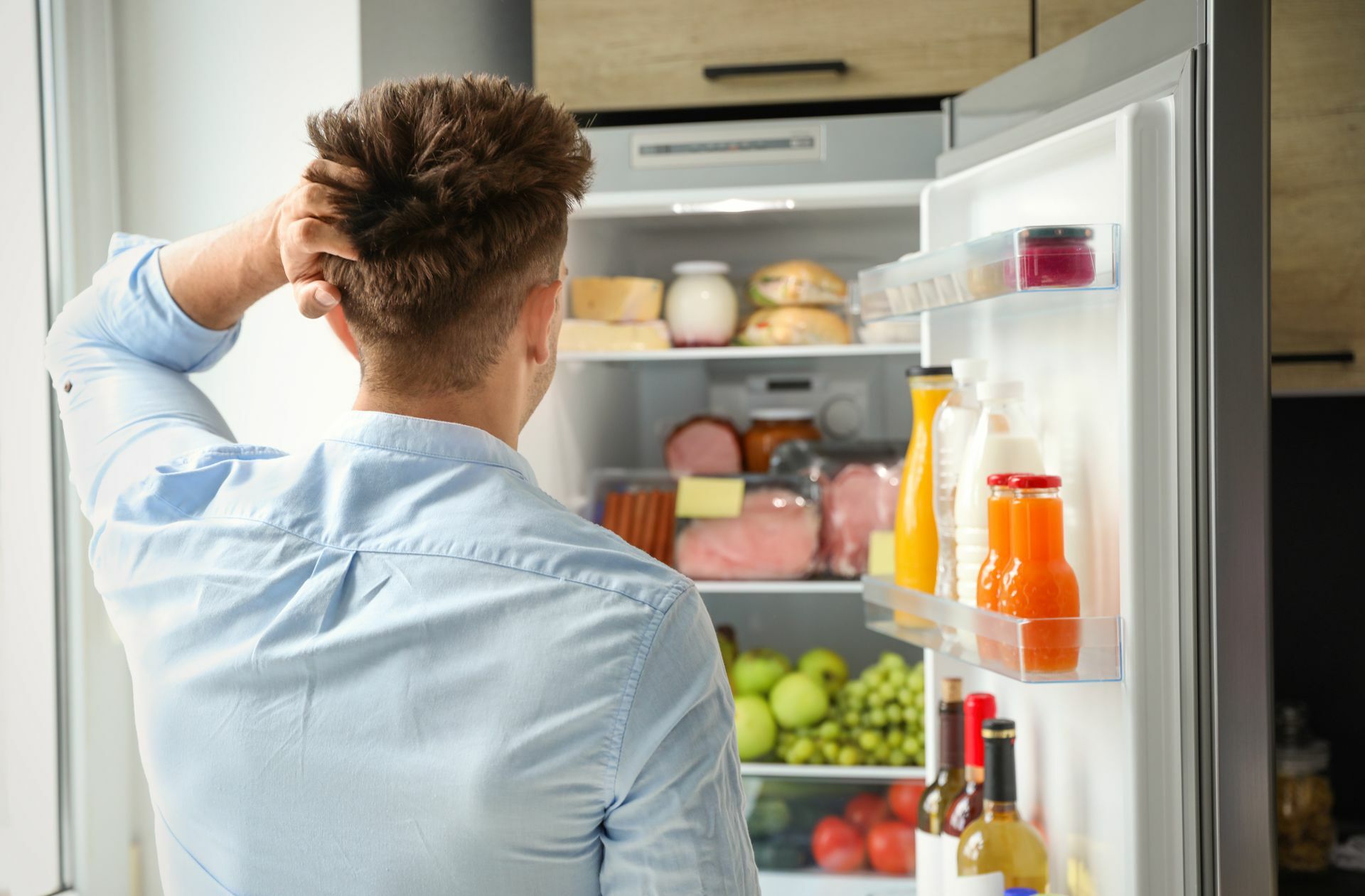 Ein Kühlschrank verbraucht umso weniger Energie, je voller er ist.