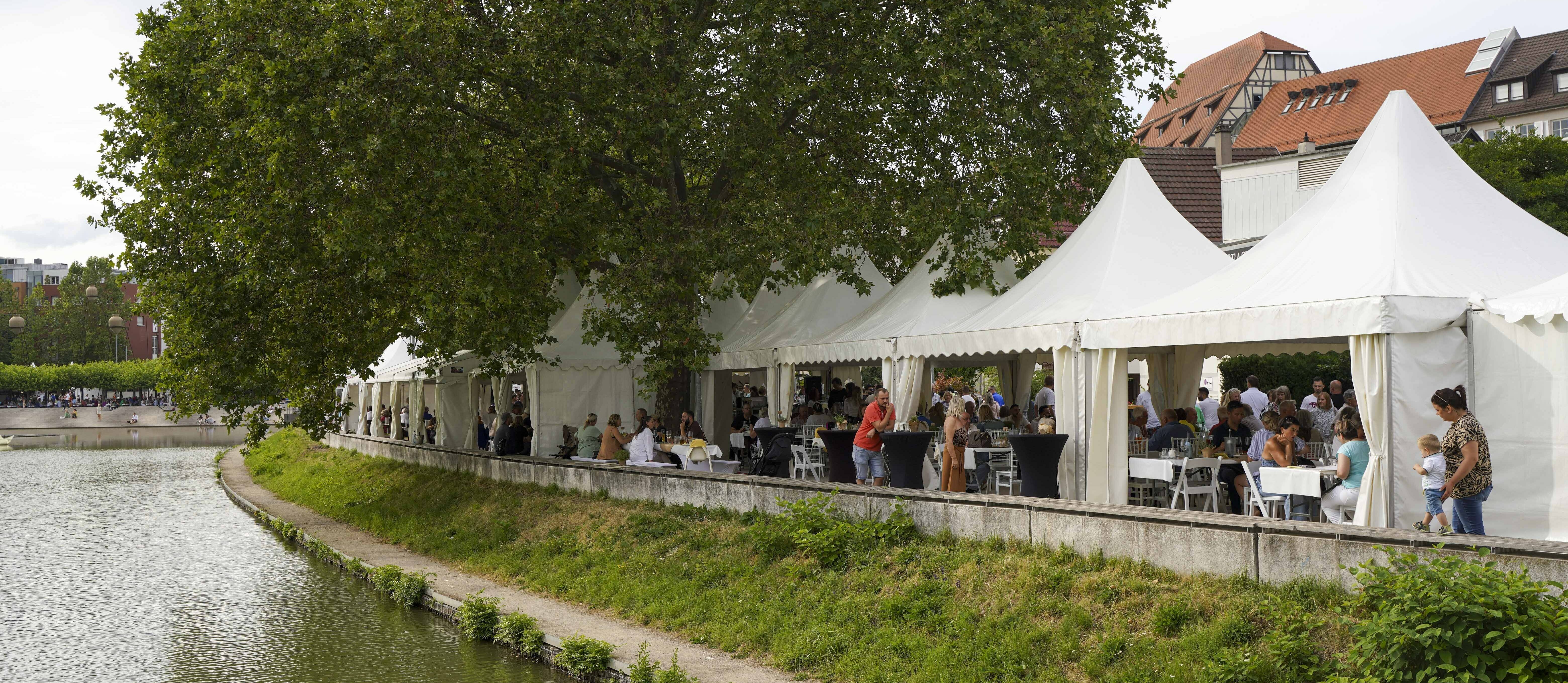 Schlemmen am See lockte auch 2023 viele Besucher an den Unteren See. Bild: Dettenmeyer
