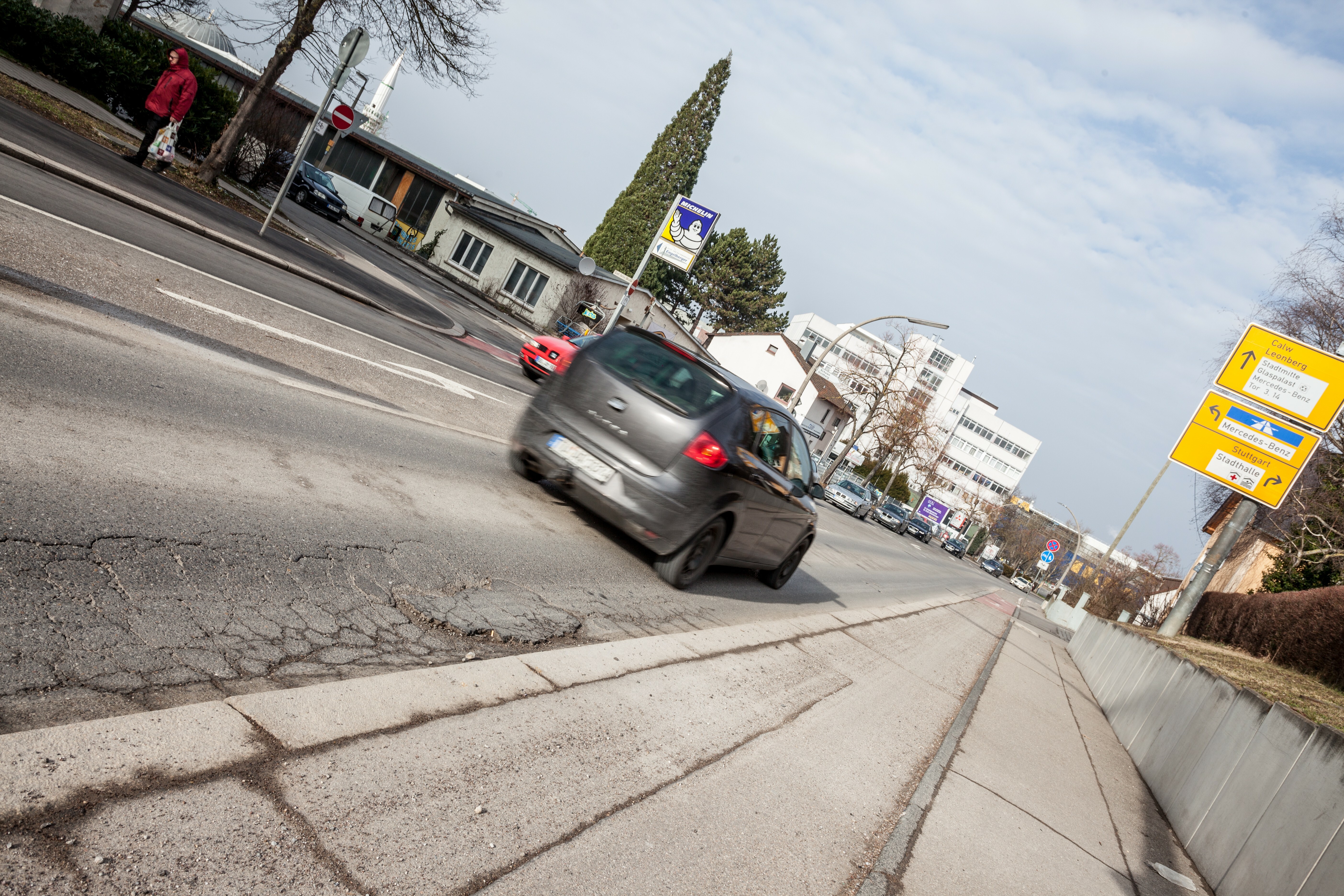 So sieht es auf der Böblinger Straße aus. Bild:Fotoknobi