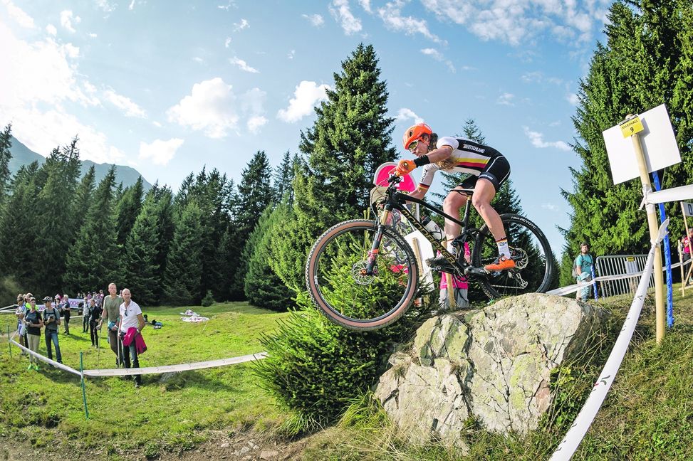 Lisa Brandau: Im Staffelwettbewerb fuhr die Schönaicherin mit der Nationalmannschaft zur Vizeweltmeisterschaft. Bild: Fuchs