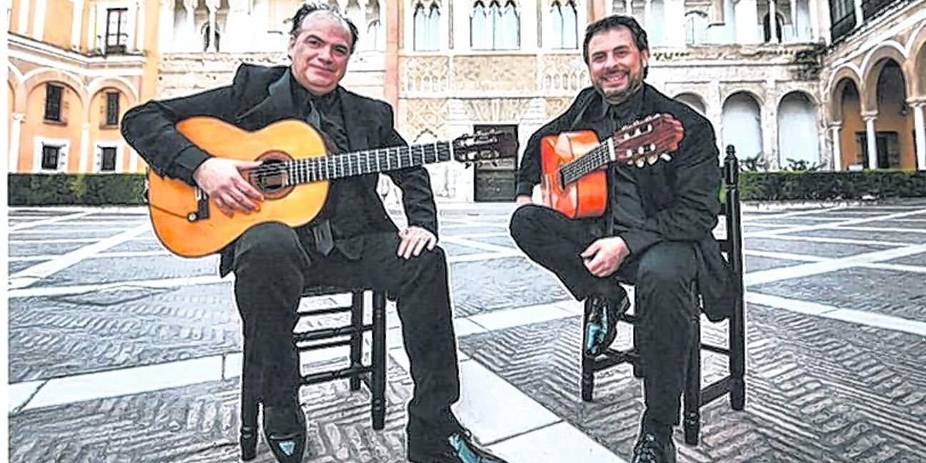 Die Flamenco-Gitarristen Miguel Sotelo (links) und Antonio Andrade. Bild: z