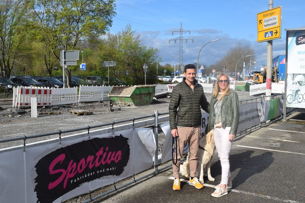 Sylvia Steegmüller und David Ringeisen, Inhaber von Sportivo in Sindelfingen.
