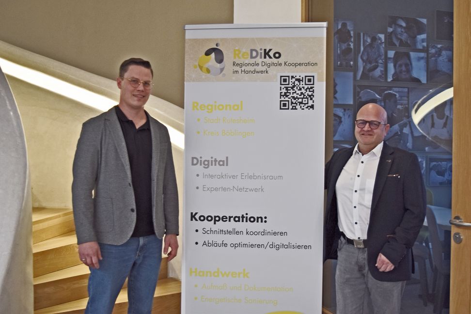 Enge Zusammenarbeit: Thomas Nothacker (links) und Thomas Wagner. Bild: Krauter