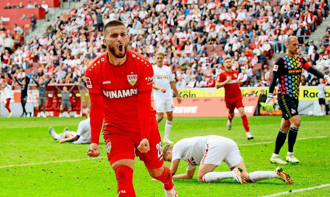 Torjubel: Der eingewechselte Deniz Undav erzielt beim Stuttgart