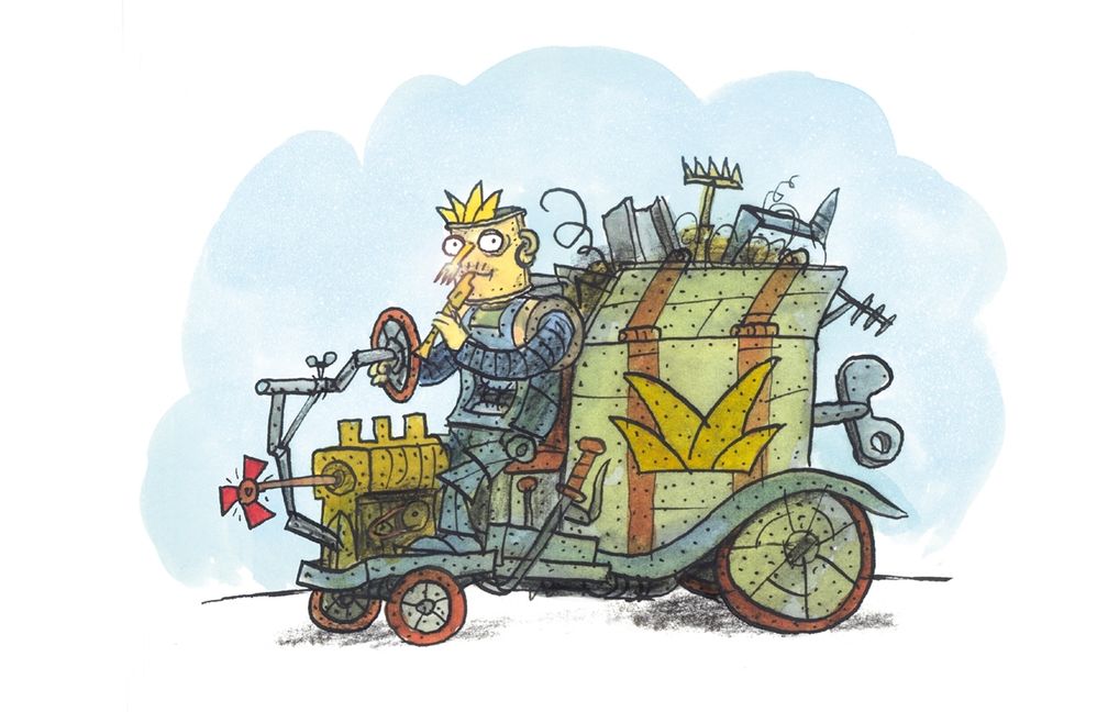 Der Schrottkönig hat ab Freitag in Darmsheim seinen großen Auftritt. Bild: Jörg Hilbert/z